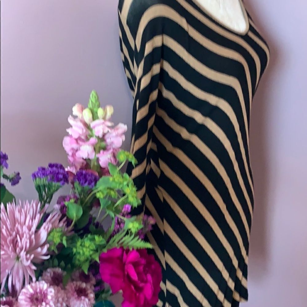 Inc striped v neck tunic - Picture 3 of 5